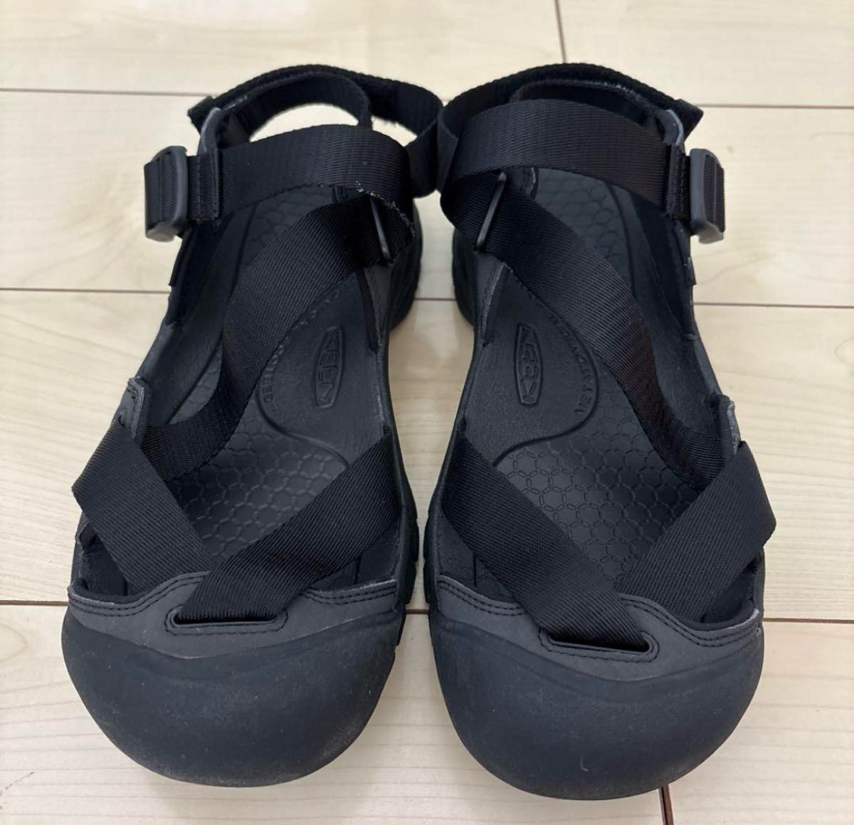 KEEN スポーツサンダル ブラック 28cm 美品中古 KEEN ZERRAPORT2 28 0cm BLACK キーン サンダル