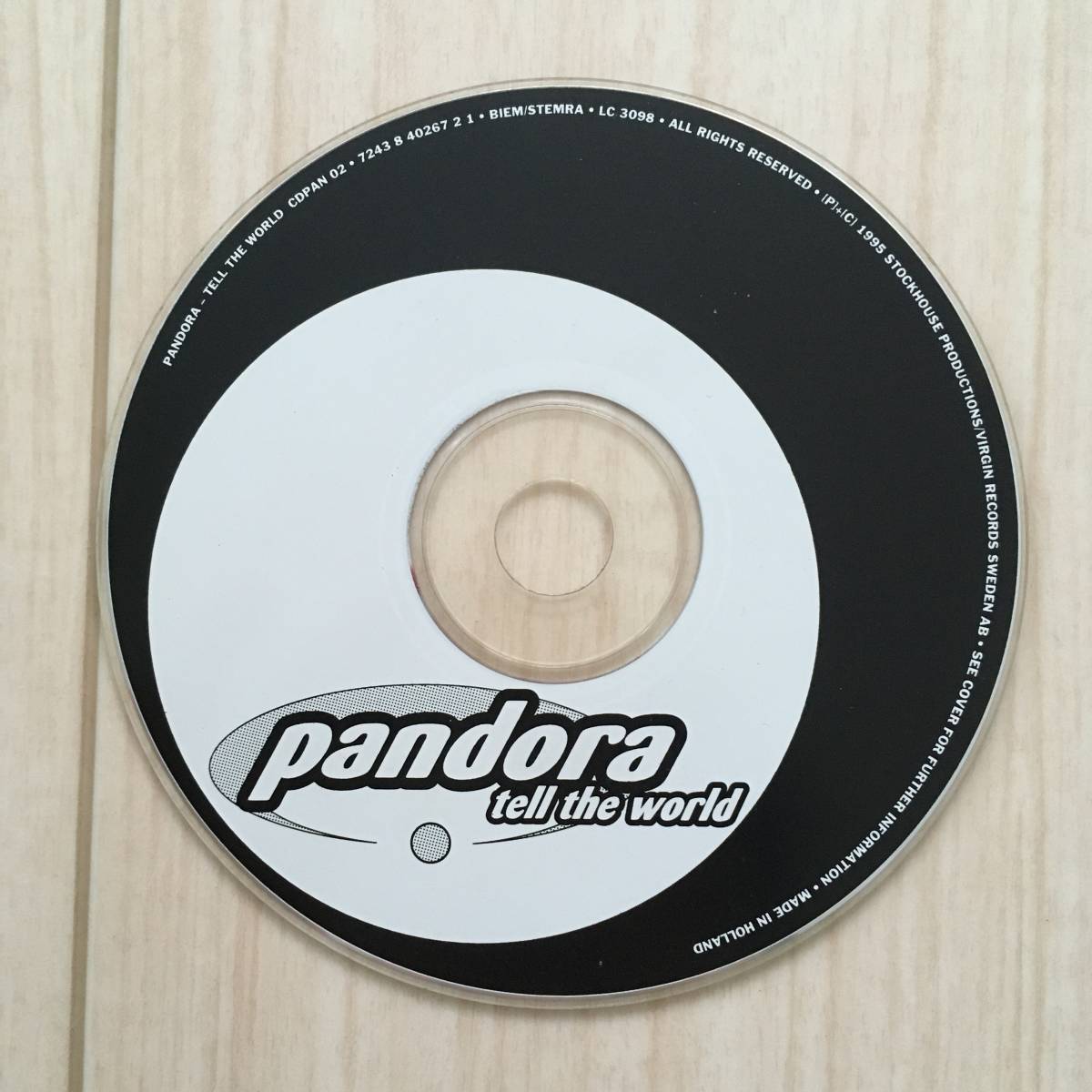 ディスクのみ PANDORA パンドラ テルザワールド アルバム_画像1