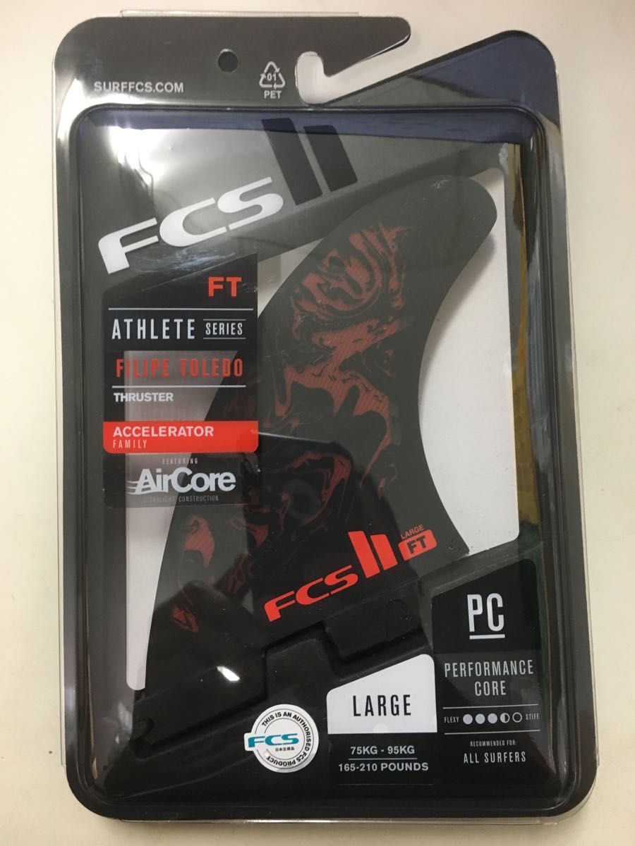 <新品・送込> FCSⅡ FT フィリペ・トレード エアコア トライフィン黒白M FCS2 FCS 2 フィリペ トレド エアコア トライ 3フィン L サイズ