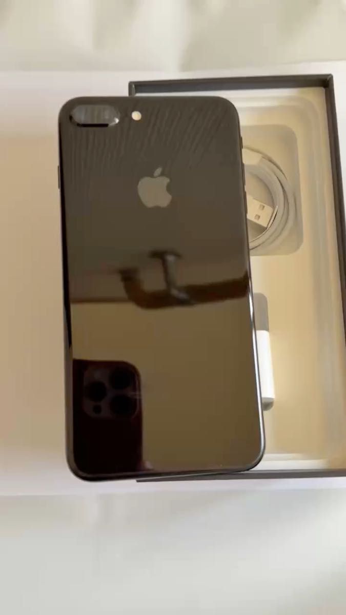 【美品:おまけ付き】iPhone 7 Plus 128GB ブラック 箱・付属品あり SIMフリー