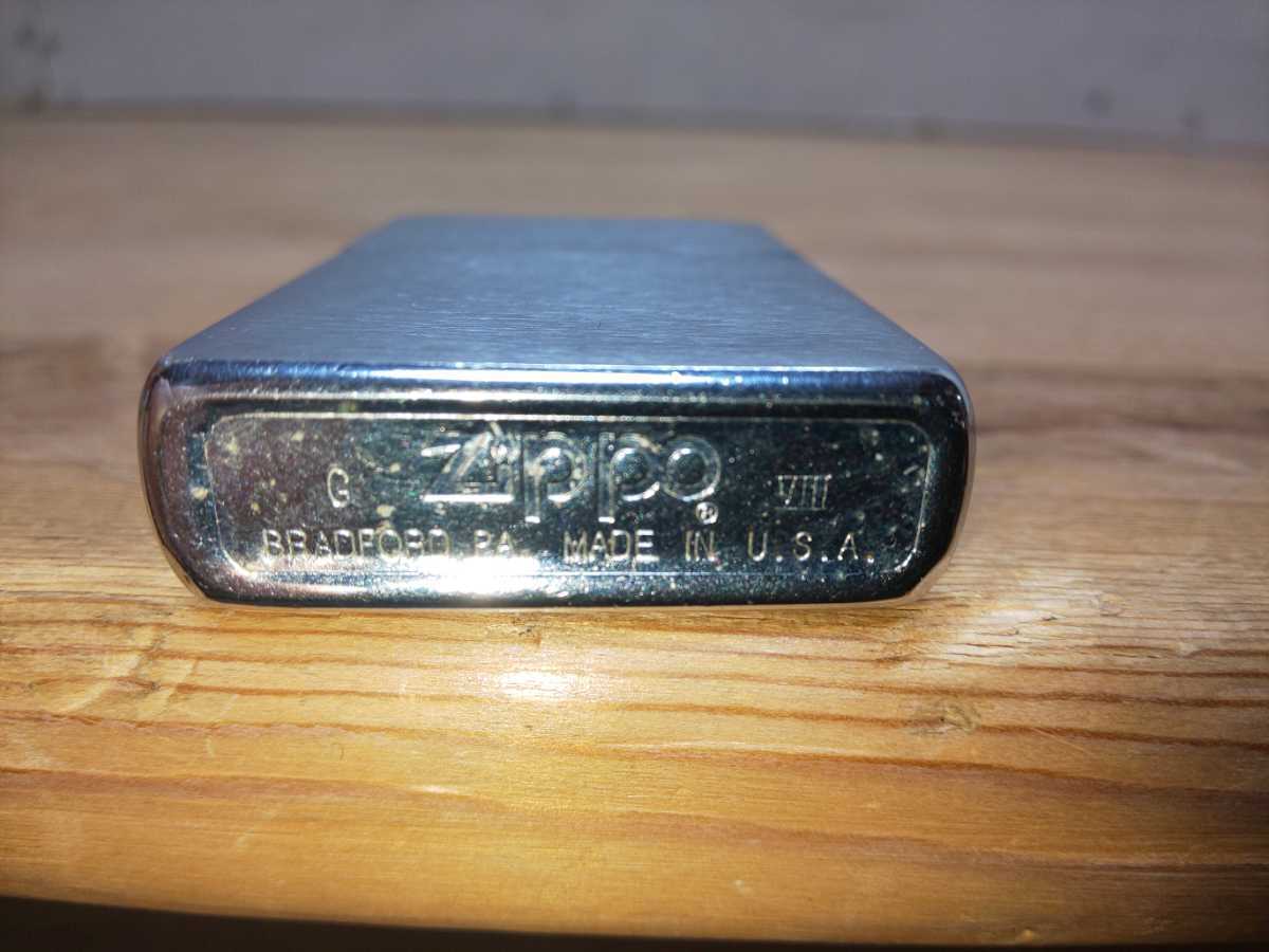 ZIPPO ライター Ⅷ 1992年製 無地 / ジッポ ジッポー オイルライター _画像3