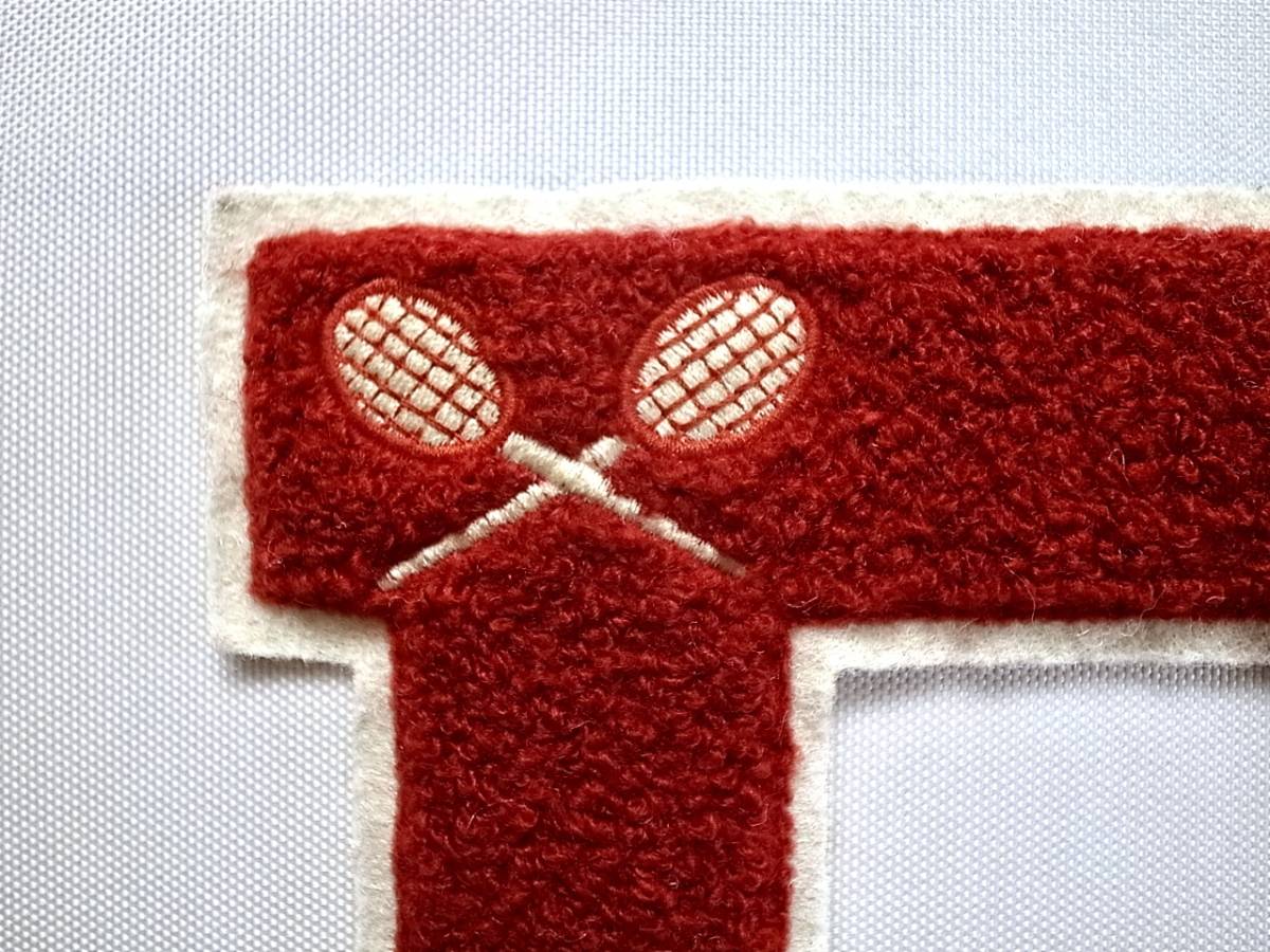 RUGBY rugby MAKE YOUR OWN patch / badge [ tennis racket D]