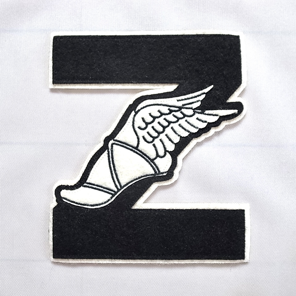 RUGBY rugby MAKE YOUR OWN patch / badge [ wing foot Z]