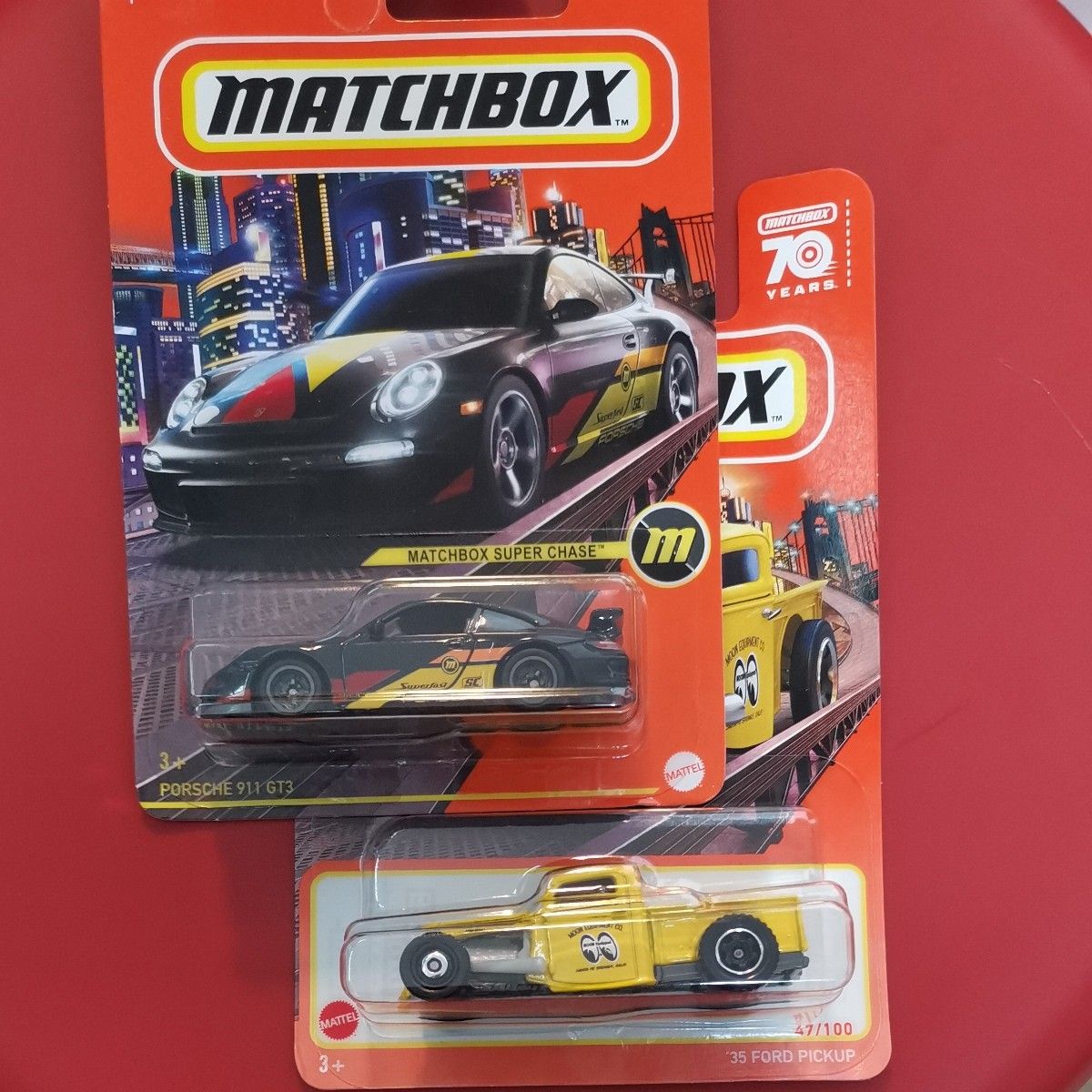 スーパーチェイス2台 ポルシェ911 GT3トレジャーハント マッチボックス スーパーチェイス ポルシェ911 GT3 TH トレジャーハント マッチ