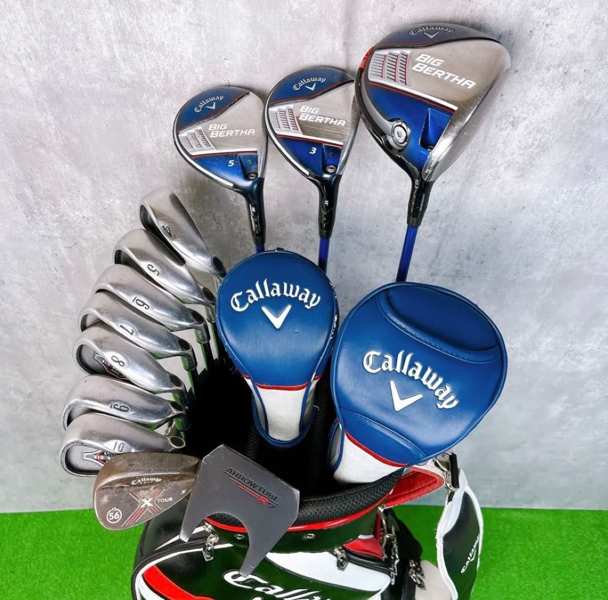 Callaway Big Bertha クラブセット 初心者 ビジター フル メンズ キャロウェイ ビッグバーサ ゴルフクラブセット 右打ち