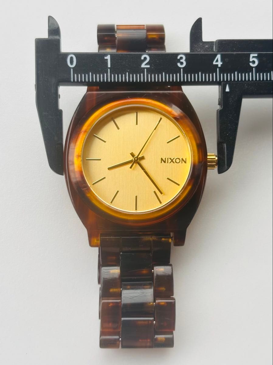 【人気色!】NIXONのTIMETELLER ベッコウ 電池新品の美品】NIXONのTIME TELLER 人気のべっ甲カラー|Yahoo