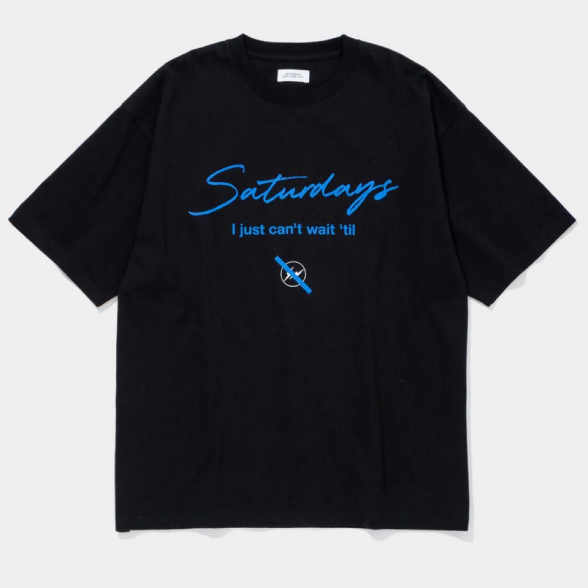 地面師たち Tシャツ T-Shirt 藤原ヒロシ VA V.A ハリソン VA tokyo FRAGMENT Saturdays NYC T-Shirt 黒 藤原ヒロシ T