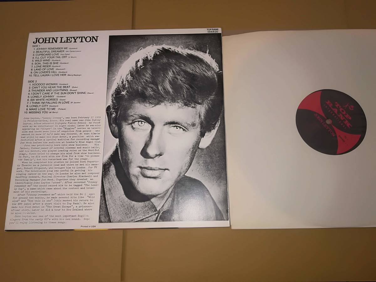 L2016◆LP / ジョン・レイトン / John Leyton_画像2