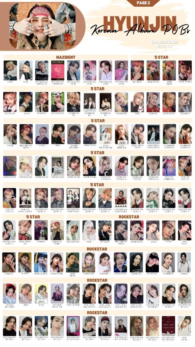 ラキドロ第2段 ヒョンジン特典トレカ straykids スキズ ヒョンジン トレカ 特典 ラキドロ 封入 会場