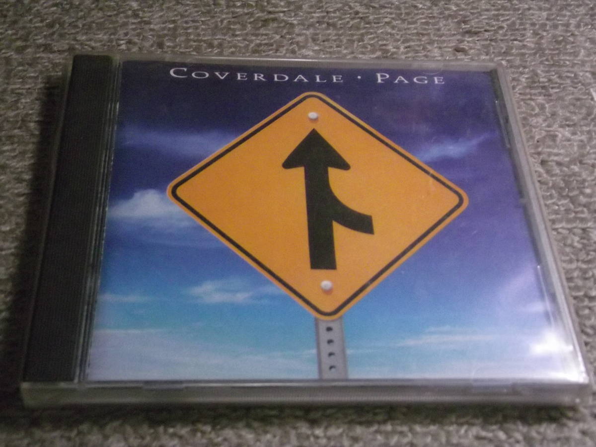 ★Coverdale - Page, Jimmy Page & David Coverdale 輸入盤アメリカ盤英詞付★1993年発売 Geffen Record GEFD-24487_画像1