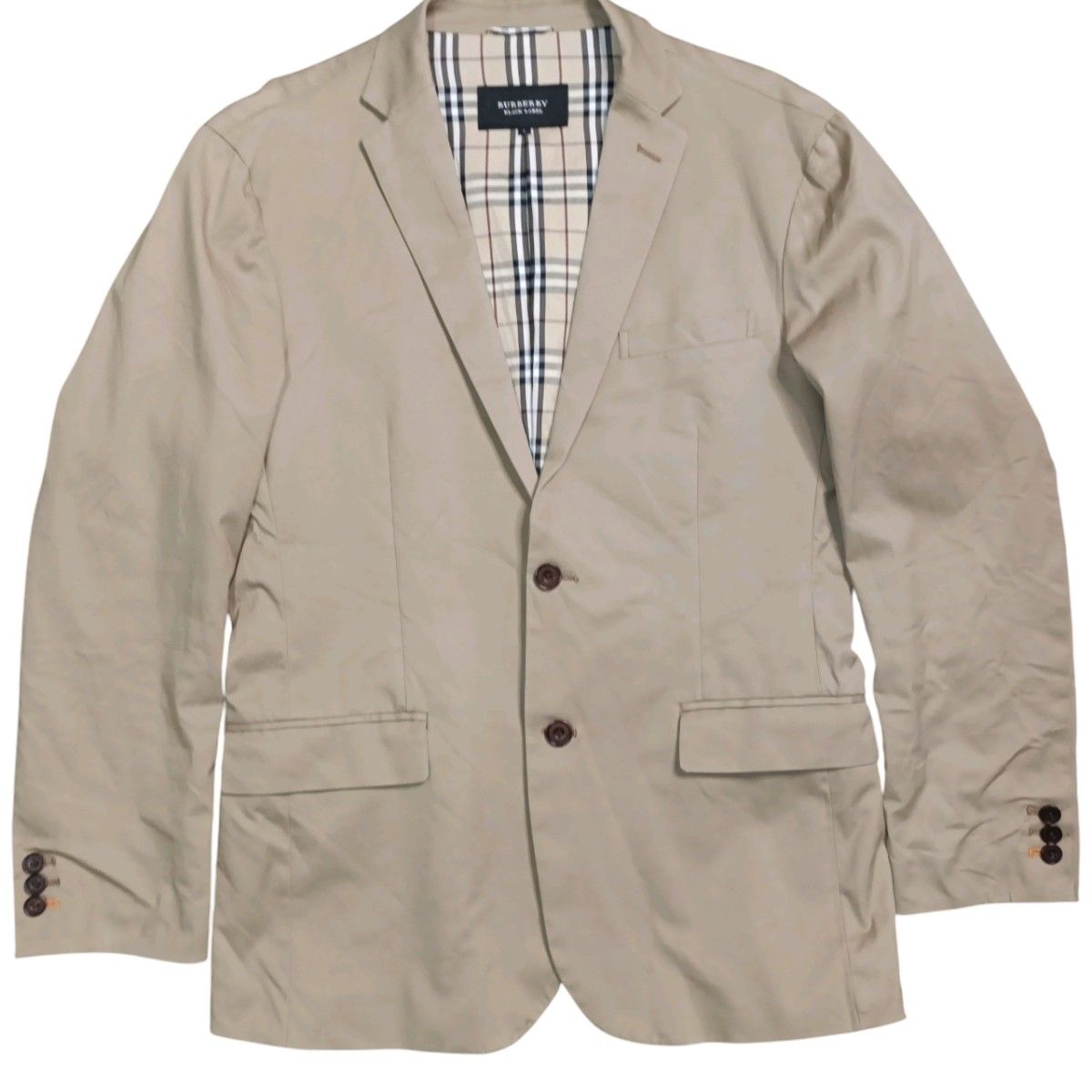 ホカホカ!様✨️【ノバチェック】バーバリーブラックレーベル テーラードジャケット BURBERRY BLACK LABEL バーバリーブラックレーベル ノバチェック