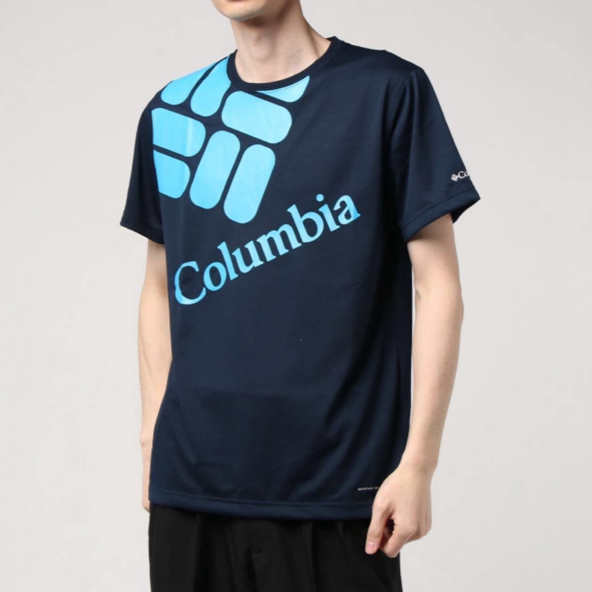 新品 Columbia コロンビア トップス 半袖 Tシャツ M ネイビー