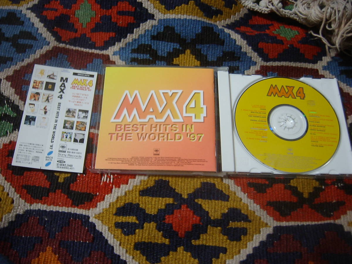 オアシスほか　V.A. オムニバス (CD) / MAX4．BEST HITS IN THE WORLD ’97 SRCS-8470 1997年 _画像4