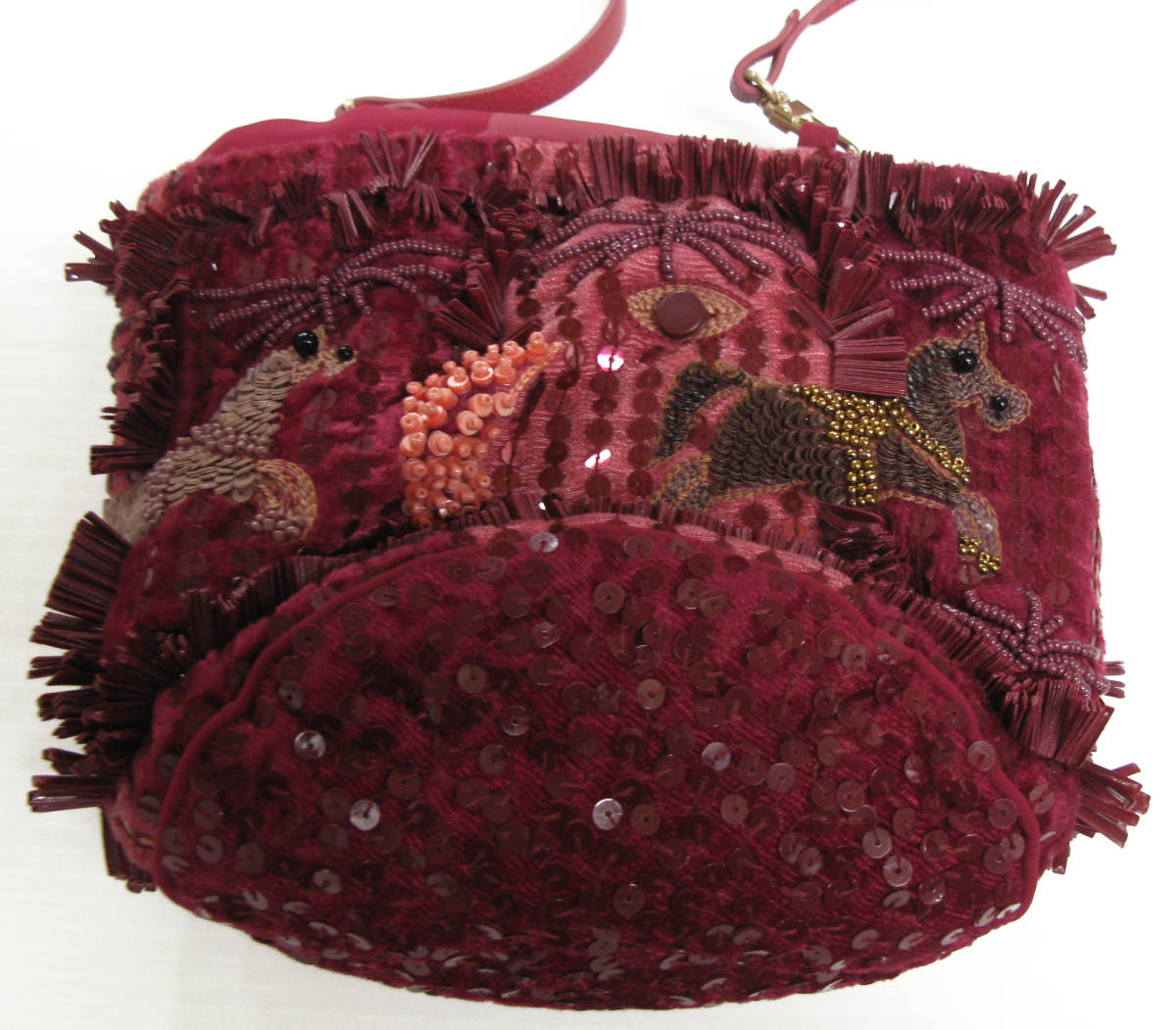 ジャマンピュエッシュ JAMIN PUECH：ミニ ショルダー バッグ （ HPフランス アッシュペーフランス ポーチ JAMIN PUECH Shoulder Bag_画像3