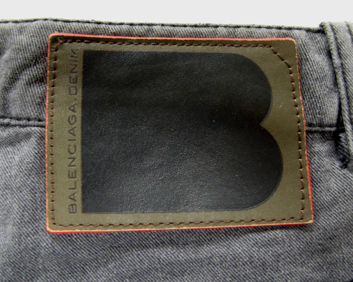 バレンシアガ BALENCIAGA.DENIM:側章 裾ジップ デニム 38 ( ジーンズ パンツ BALENCIAGA.DENIM Ladies' Denim_画像5