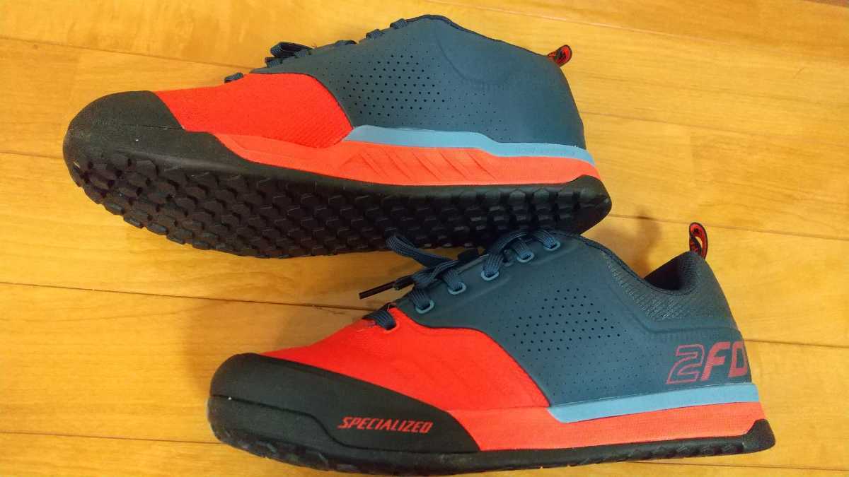 Specialized 2FO FLAT 2.0 MTB Shoes スペシャライズド　シューズ EU41 26.0cm相当 CAST BLUE ROCKET RED_画像6