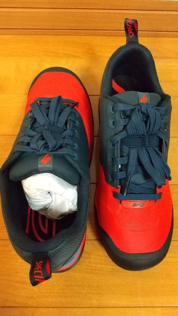 Specialized 2FO FLAT 2.0 MTB Shoes スペシャライズド　シューズ EU41 26.0cm相当 CAST BLUE ROCKET RED_画像7