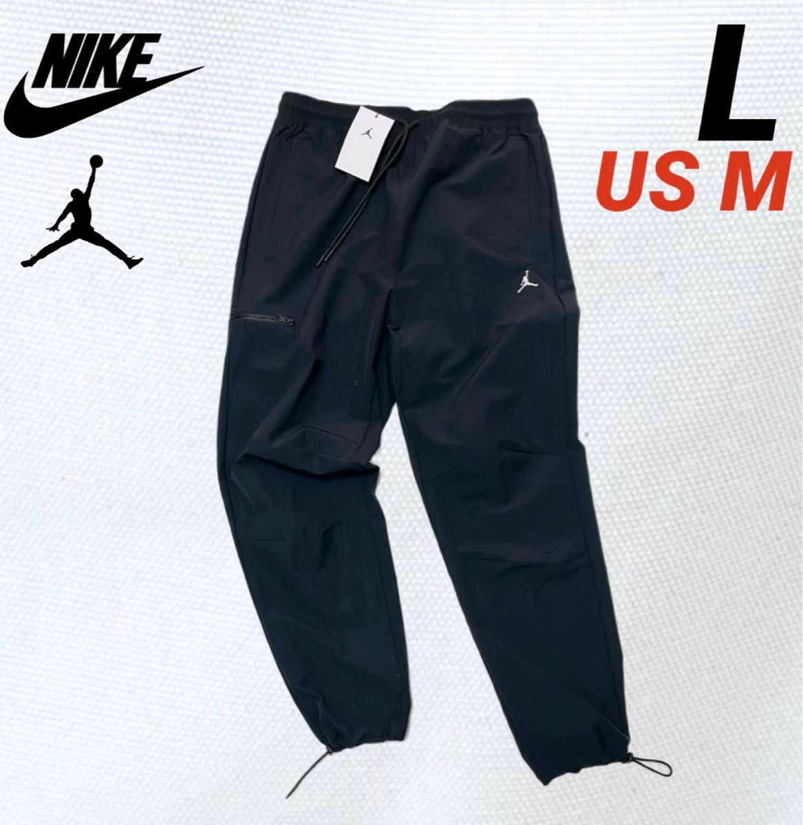 Jordan ブラック カーゴパンツ 新品 ナイキ ウーブンパンツ カーゴポケット JORDAN ジョーダン