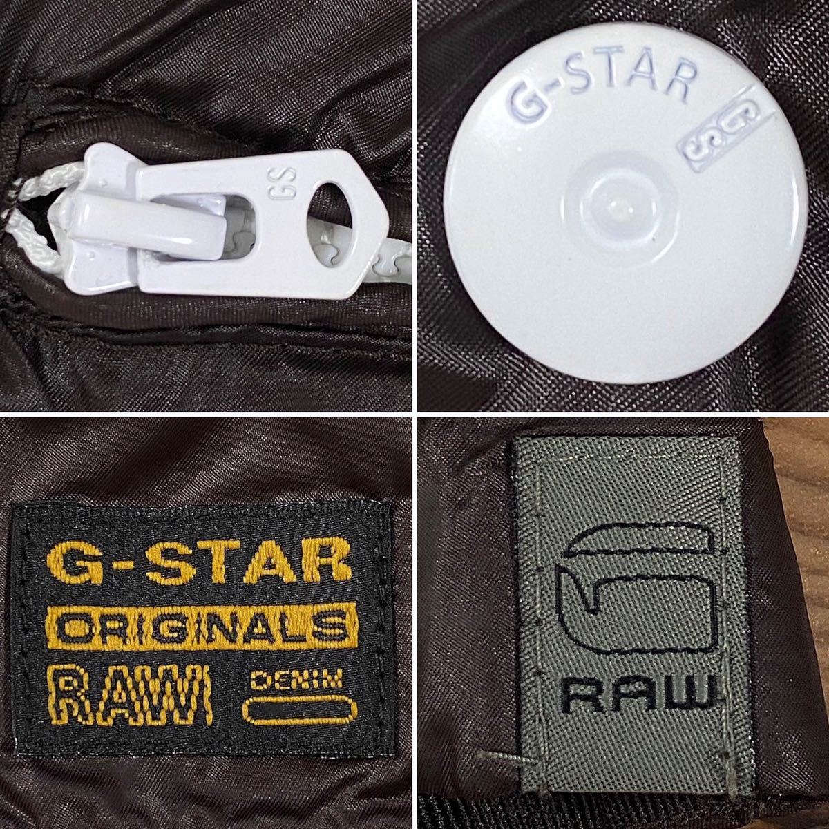 G-STAR RAW ジースターロゥ 薄手ブルゾン ジップ&スナップボタン/S