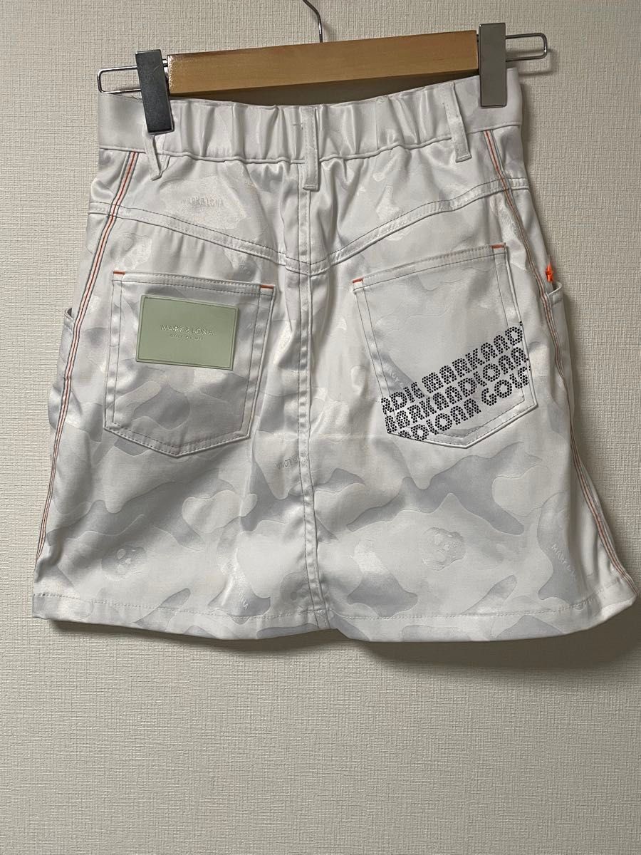 新品 MARK & LONA ゴルフスカート スカル柄 プリーツ スカート 38 美品 MARK & LONA マーク&ロナ スカル柄スカート 38|Yahoo