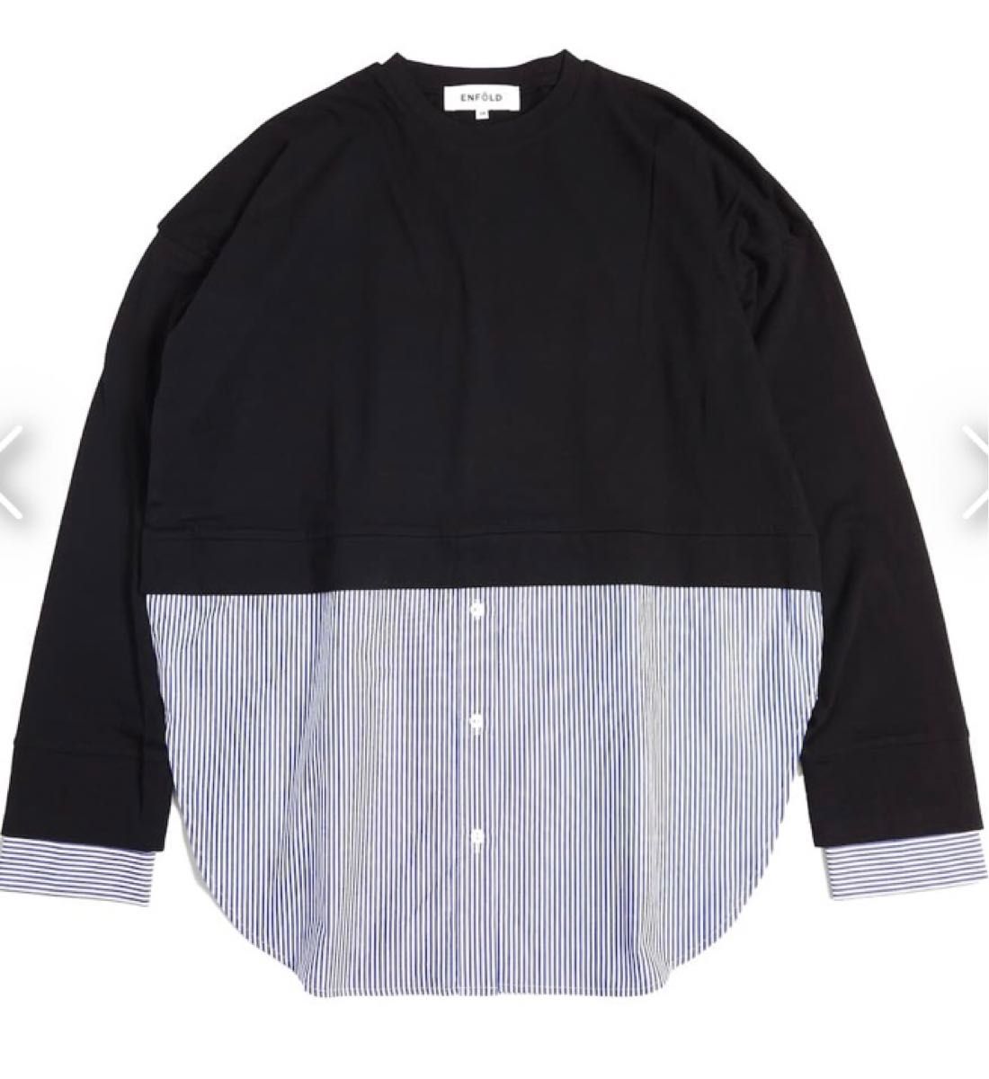 ENFOLD エンフォルド レイヤード風 Tシャツ ENFOLD エンフォルド SHIRT LAYERED LONG-SLEEVES T-SHIRT