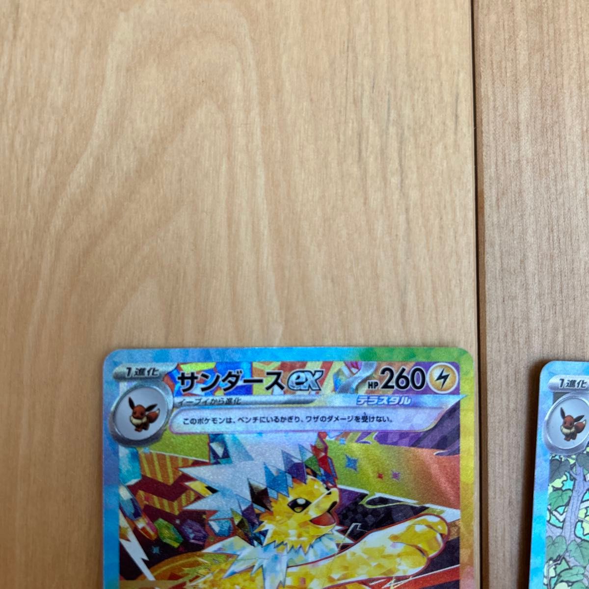 リーフィア・サンダースSARセット ポケモンカード リーフィアex SAR サンダースex SAR 2枚セット