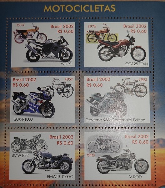  bike Thema stamp Mini seat * Brazil. stamp * new goods unused 