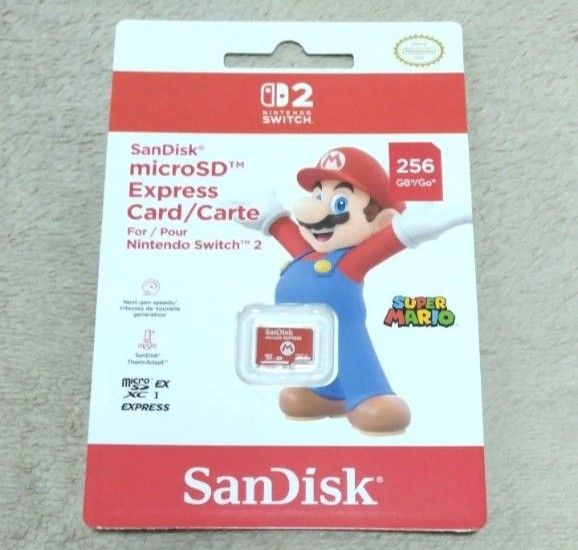 新品未開封!Nintendo Switch 2 +microSDカード256GB 新品未開封 Nintendo Switch 2 microSD Express Card 256GB