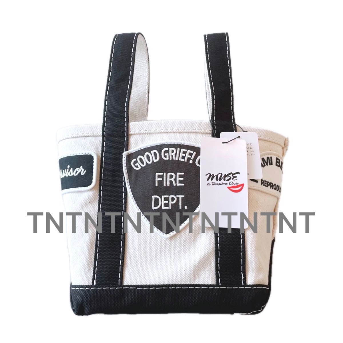 Muse ドゥーズィエムクラス GOOD GRIEF! TOTE BAG GOOD GRIEF グッドグリーフ PATCE TOTE BAGミューズドゥ