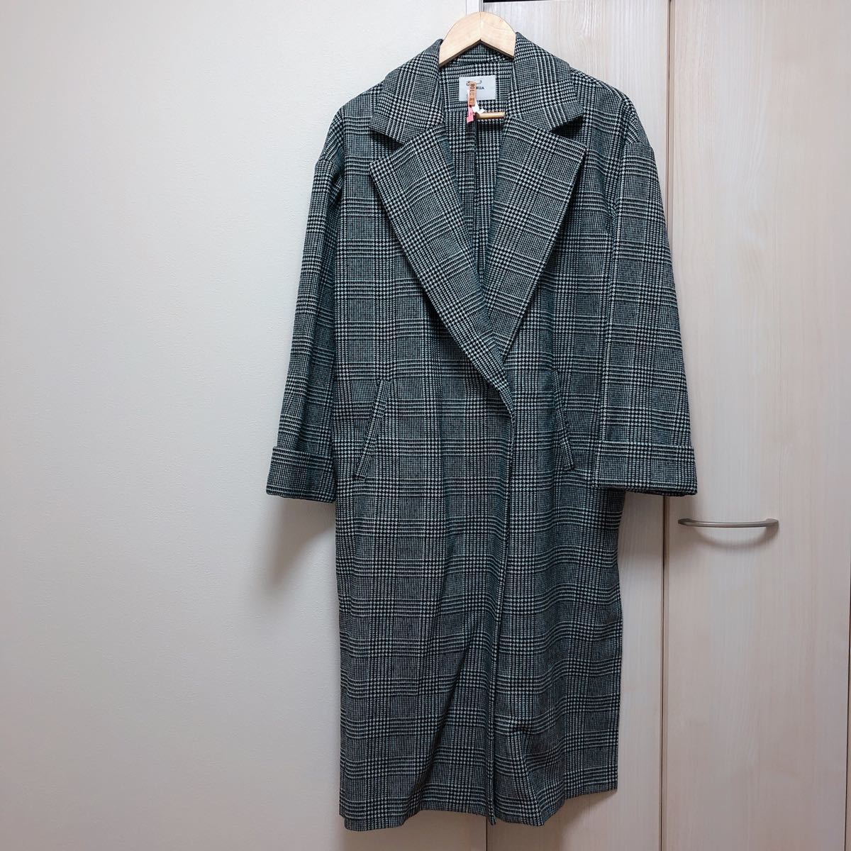 ムルーア チェックロングコート 秋冬 6