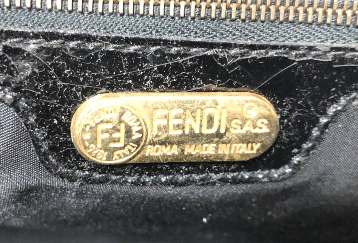 イタリア製 ヴィンテージ フェンディ FENDI SAS トートバッグ