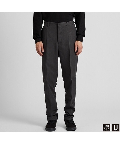 Paypayフリマ ユニクロ Uniqlo ワイドフィットテーパードパンツ 黒 Paypayフリマ ユニクロ Uniqlo ワイドフィットテーパードパンツ 黒