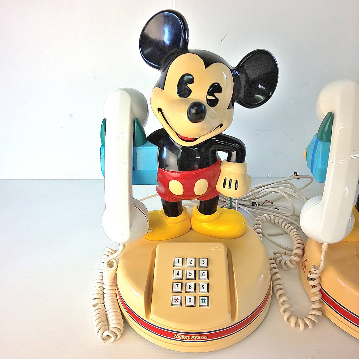 ヤフオク ミッキーマウス プッシュ式 ダイヤル式 電話 デ ヤフオク ミッキーマウス プッシュ式 ダイヤル式 電話 デ