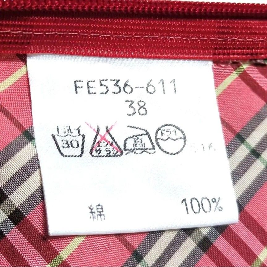 美品☆BURBERRY BLUELABEL キュロット ノバチェック ピンク S 美品 BURBERRY BLUE LABEL レッド系ノバチェック ブラウス