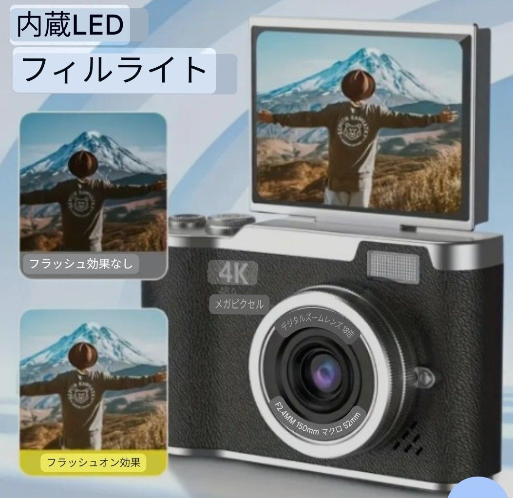 【早い者勝ち】4K コンパクトデジタルカメラ 新品未使用】早いもの勝ち 4Kデジタルカメラ コンパクトデジカメ