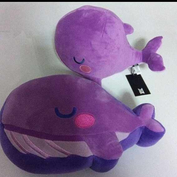 Tiny TAN クジラ ぬいぐるみ BTS tiny tan くじらクッション くじらぬいぐるみ 2個セット