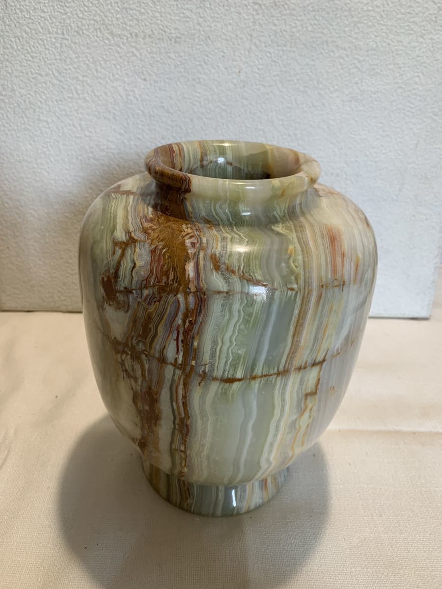 * marble onyx weight feeling. exist vase set *A-396