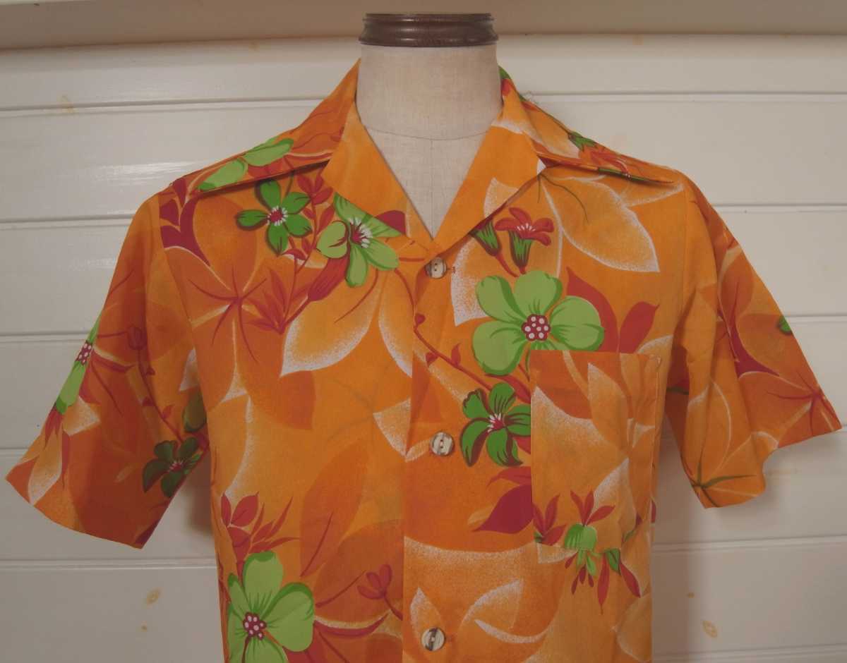 70s ビンテージ Penneys ペニーズ hawaii アロハシャツ USA アメリカ製 VINTAGE マッコイズ RRL 西海岸 サンサーフ　model ウエアハウス_画像6