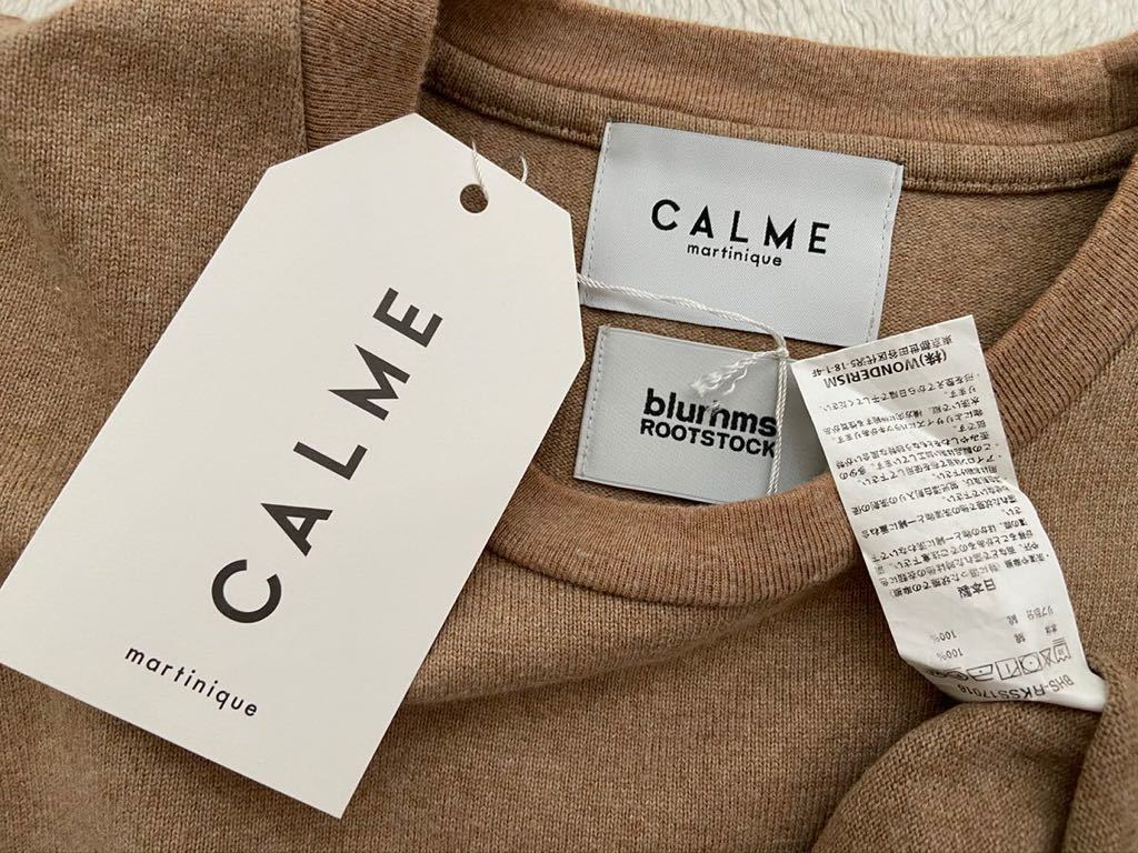 CALME martinique size2 ポケット付きTシャツ ビッグシルエット メンズ ポケT ブラームス　(KI)_画像4