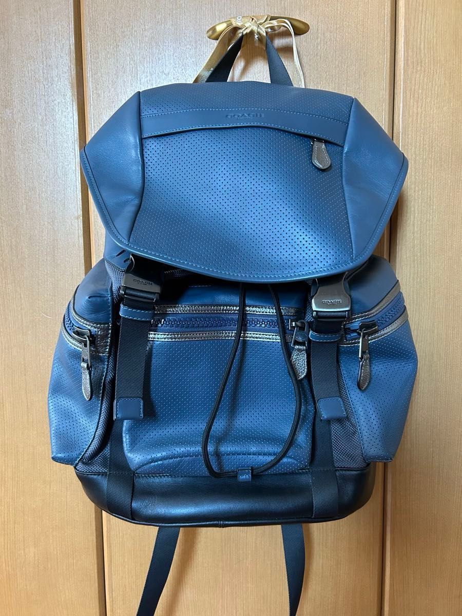 ハルユン 【値下げ可能】Coach リュック バックパック ブルー COACH リュック バックパック ブルー レザー|Yahoo!フリマ(旧