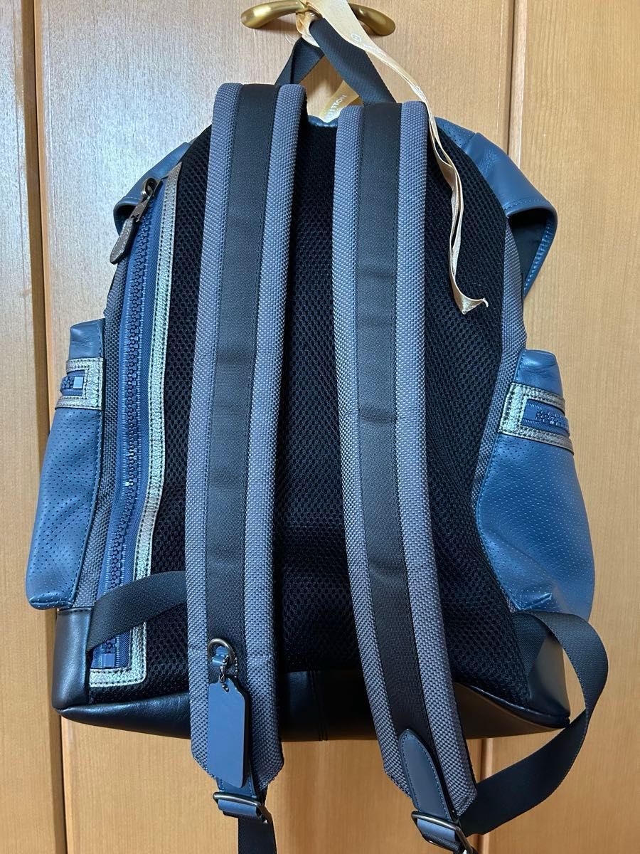 ハルユン 【値下げ可能】Coach リュック バックパック ブルー COACH リュック バックパック ブルー レザー|Yahoo!フリマ(旧