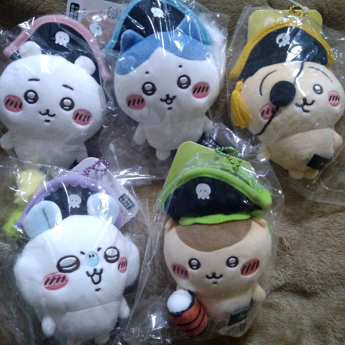ちいかわ アドベンチャーマスコット ハチワレ うさぎ お台場冒険王 海賊 お台場冒険王 ちいかわアドベンチャーマスコットぬいぐるみ 全5