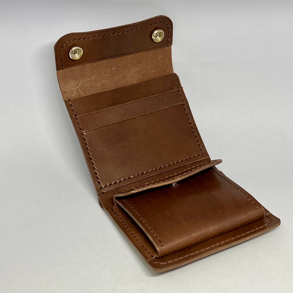 ⭐︎栃木leatherミドルトラッカーウォレット⭐︎ 栃木サドルレザー トラッカーウォレット ミドルウォレット 折り