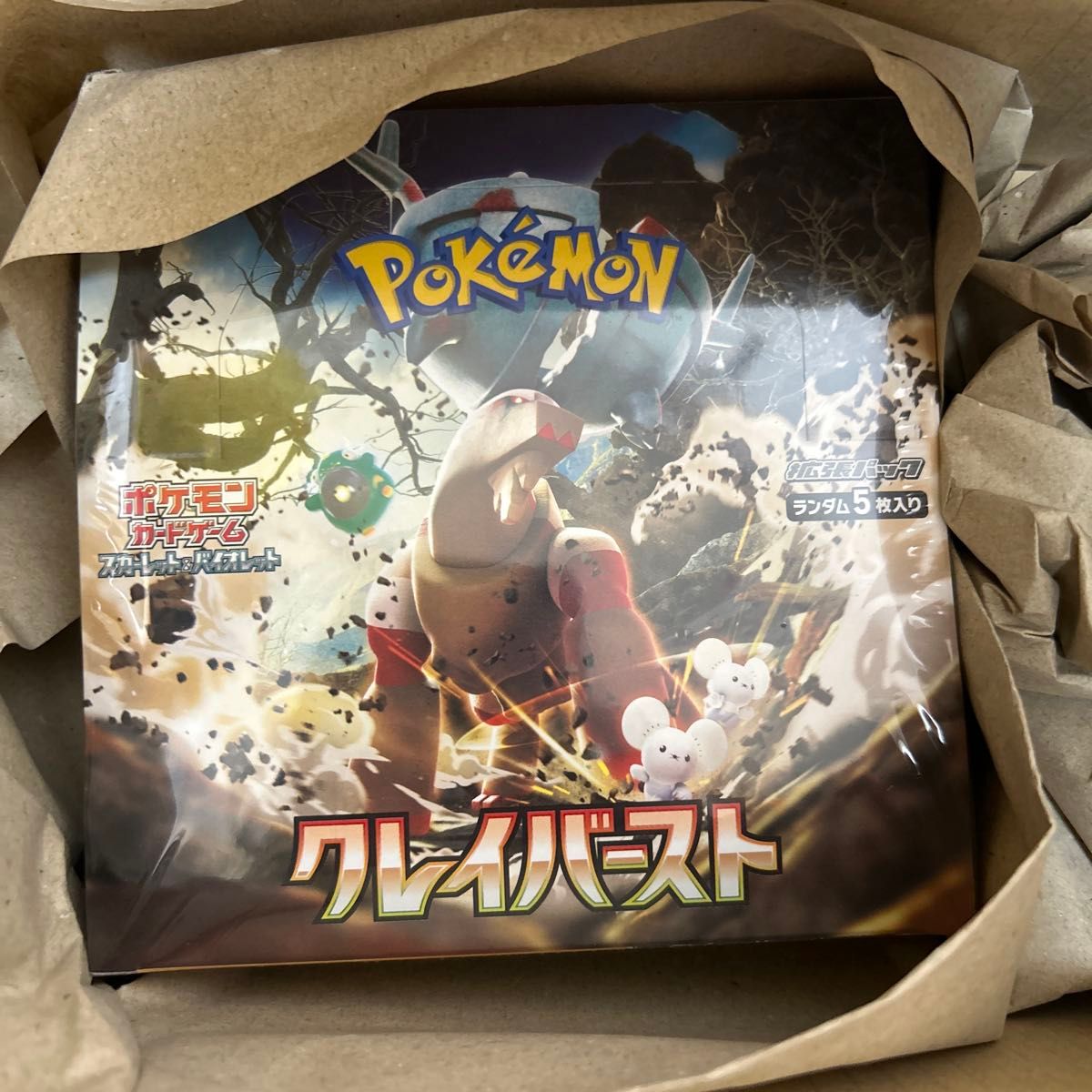 未開封 新品 シュリンクなし クレイバースト 1box ポケモンカード ポケモンカード クレイバースト 1BOX 未開封 スカーレット