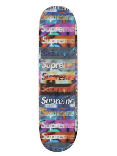 送料無料 Supreme Distorted Logo Skateboard 20SS black シュプリーム スケートボード デッキ スケボー box logo ステッカー付 新品未使用_画像1