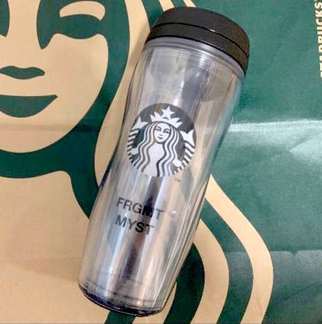 送料無料 Starbucks fragment ボトルロゴ FRGMT MYST 藤原ヒロシ スターバックス フラグメント ボトル タンブラー スタバ ミヤシタパーク_画像1