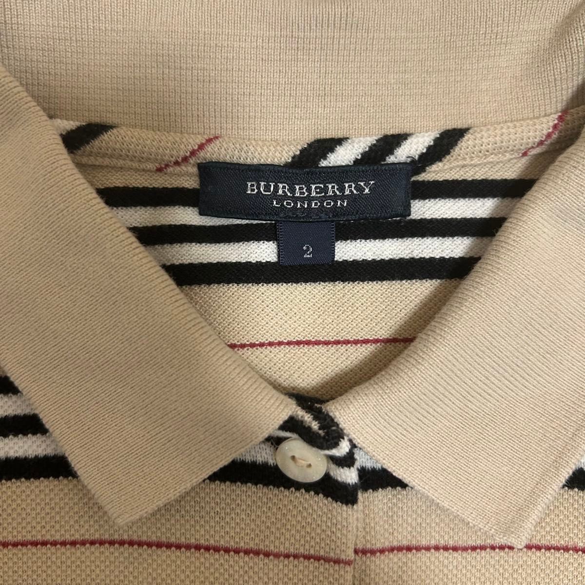 美品 BURBERRY LONDON ノバチェック ポロシャツ レディースXL BURBERRY バーバリー 半袖ポロシャツ レディース ノバチェック柄