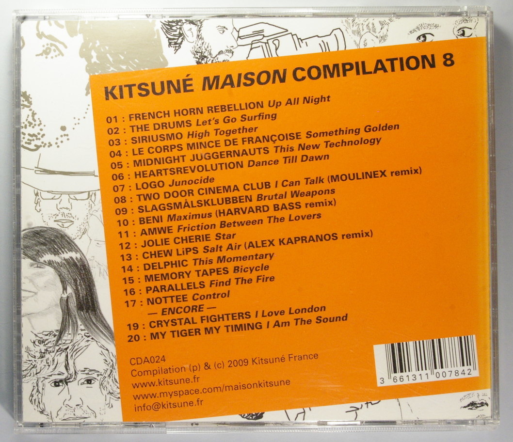 CD Kitsune Maison Compilation 8 輸入盤 中古_画像2