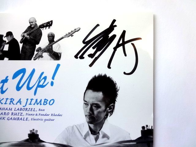 【直筆 サイン CD】神保彰 AKIRA JIMBO / ゲット・アップ！ Get Up! / 送料310円～_画像2
