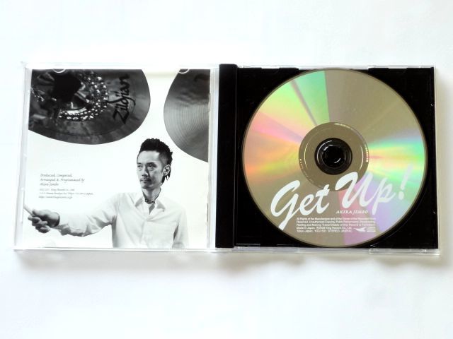 【直筆 サイン CD】神保彰 AKIRA JIMBO / ゲット・アップ！ Get Up! / 送料310円～_画像3